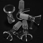 5 Pack Glass Funnels with Handle for Labs
