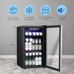Mini Beverage Cooler with Glass Door for 120 Cans
