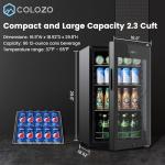 17" Mini Beverage Refrigerator - 96 Can Capacity