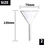 Young4us 4-Piece Borosilicate Glass Funnel Set