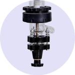 3L Double-Layer Glass Reactor with PTFE Valves
