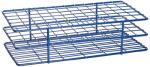 Heathrow Scientific 72-Well Wire Rack, Blue