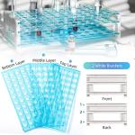 Annhua Detachable Plastic Test Tube Rack, 50 Holes