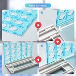 Annhua Detachable Plastic Test Tube Rack, 50 Holes