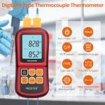 Proster Dual Channel Digital Thermocouple Thermometer