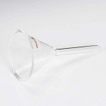 StonyLab 2-Pack Borosilicate Glass Funnels 50mm