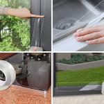 Clear Draft Stopper Adhesive Tape, 2"x33ft