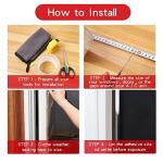 Clear Draft Stopper Adhesive Tape, 2"x33ft