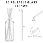 Borosilicate Glass Blowing Tubes - 10 Pack