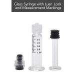 1ml Borosilicate Glass Syringes, 100 Pack