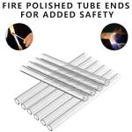 Borosilicate Glass Blowing Tubes - 10 Pack