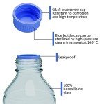 500ML Borosilicate Glass Storage Bottles - 2 Pack