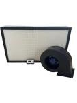 24" Laminar Flow Hood Kit with Mini Pleat Filter