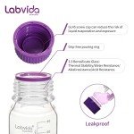 Glass Round Media Storage Bottles - 12pcs, 100ml