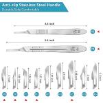 55-Piece Surgical Blade Kit with Handles