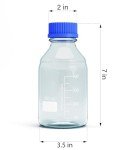 500ML Borosilicate Glass Storage Bottles - 2 Pack