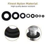 Nylon Flat Washer Assortment Kit - 510 Pcs