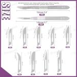 77-Piece Surgical Scalpel Blade and Handle Set