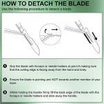 15 Surgical Blades and Stainless Steel Scalpel Handle