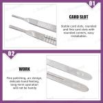 77-Piece Surgical Scalpel Blade and Handle Set