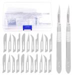 42-Piece Surgical Scalpel Blades and Handle Kit