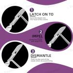 77-Piece Surgical Scalpel Blade and Handle Set