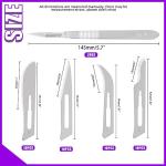 42-Piece Surgical Scalpel Blades and Handle Kit
