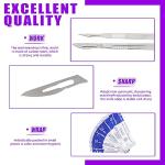 42-Piece Surgical Scalpel Blades and Handle Kit