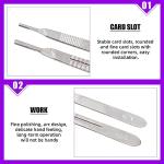 42-Piece Surgical Scalpel Blades and Handle Kit