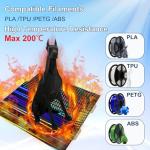 Flexible Double-Sided Rainbow Build Plate for Bambu