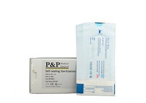 Self-Sealing Sterilization Pouches with Indicators, 200 Pack