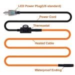 Self-Regulating Heat Tape for Pipes - 25FT
