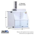 18” Ducted Fume Hood for Lab Safety