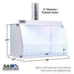 40” Ducted Fume Hood for Laboratory Use
