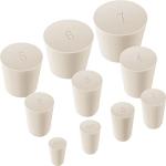 44 Assorted White Rubber Lab Cork Stoppers