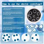 Lab Electric Centrifuge Machine with Timer & Speed Control
