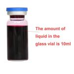 10ml Clear Glass Vials with Rubber Stoppers - 100 Pack