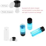 4 ml Clear Glass Vials with Screw Caps - 12 Pack