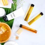 Nicunom 30 Pack Clear Glass Vials with Caps