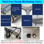 Adjustable Wind Speed Laminar Flow Hood with HEPA Filter