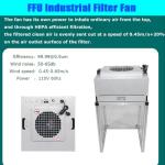 Adjustable Wind Speed Laminar Flow Hood with HEPA Filter