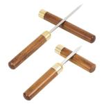 Ice Picks Set – Stainless Steel with Wooden Handle