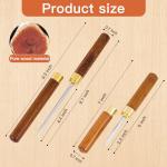 Ice Picks Set – Stainless Steel with Wooden Handle