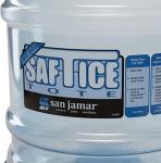 San Jamar 6 Gallon Plastic Ice Tote - Blue