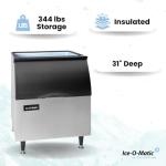 Ice-O-Matic Commercial Ice Maker Storage Bin 344 lb