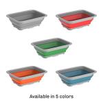 Portable 10-Liter Collapsible Ice Bucket - Gray