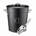 Rae Dunn Stainless Steel Ice Bucket with Scoop