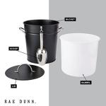 Rae Dunn Stainless Steel Ice Bucket with Scoop