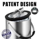 Rorence 2L Stainless Steel Insulated Ice Bucket