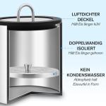 Rorence 2L Stainless Steel Insulated Ice Bucket